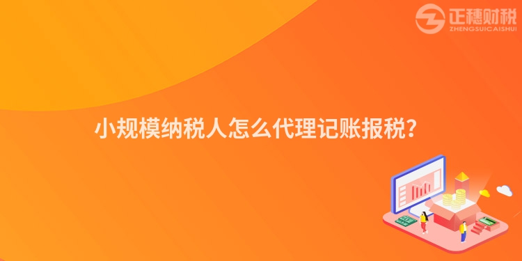 小规模纳税人怎么代理记账报税？